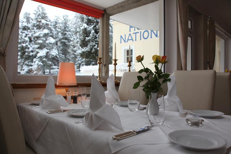 Hotel National By Mountain Hotels Davos Restaurace fotografie